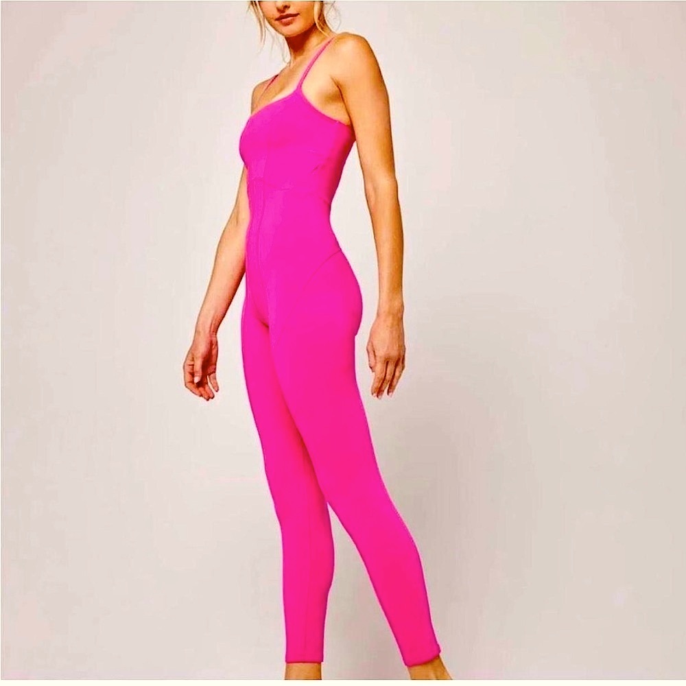 NWT L*Space Go The Distance Onesie in Bougainvillea S